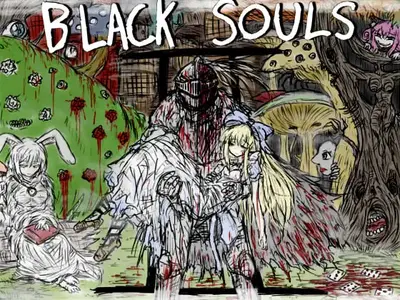 Black Souls II cover art highlighting the SEN meter mechanic